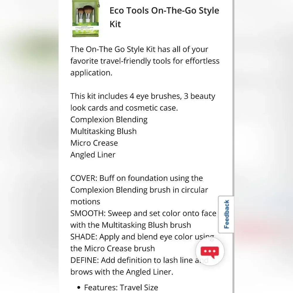 EcoTools On-The-Go Style Kit‎